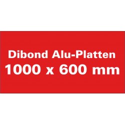 Dibond Aluminium-Verbundplatten weiss 1000x600mm