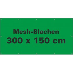 Mesh-Werbeblache 300x150cm